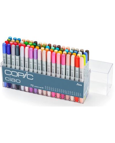 Set de markere Too Copic Ciao - B colors, 72 de culori - 1