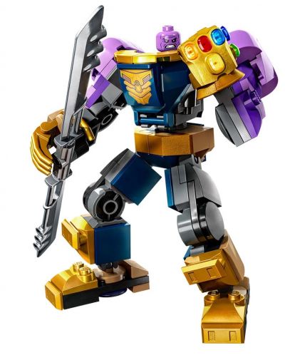 Constructor LEGO Marvel Super Heroes - Armura robotică a lui Thanos (76242) - 3