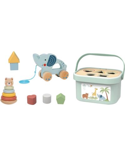 Set de joaca 3 in 1 Tooky Toy - 14 piese - 1