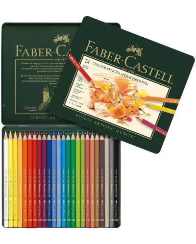 Set de creioane colorate Faber-Castell Polychromos - 24 de culori - 3