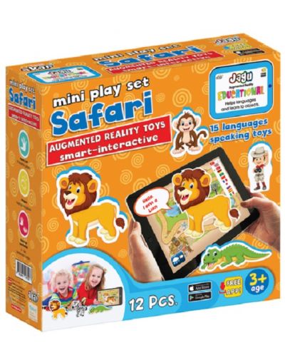 Jagu Talking Toy Set - Safari, 12 piese - 1