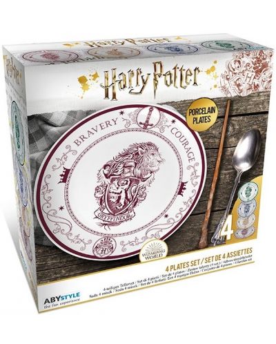 Set farfurii ABYstyle Movies: Harry Potter - Hogwarts Houses, 4buc.. - 6