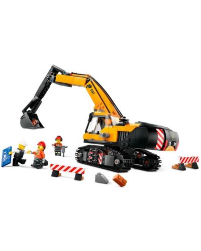 Constructor  LEGO City - Excavator galben de construcții (60420)  - 7