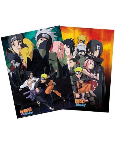 Set de mini postere ABYstyle Animation: Naruto Shippuden - Ninjas - 1