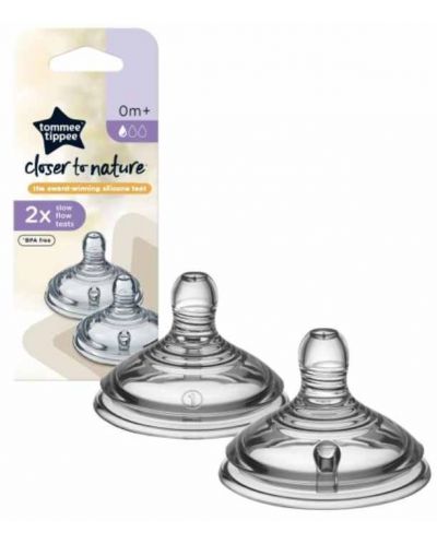 Set 2 tetine Tommee Tippee - Easi Vent, 1 picatura, 2 buc. - 1