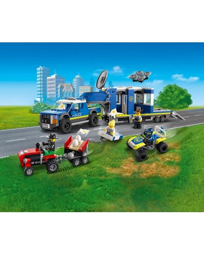 Constructor Lego City -  Masina Centru de comanda mobil al politiei (60315) - 4