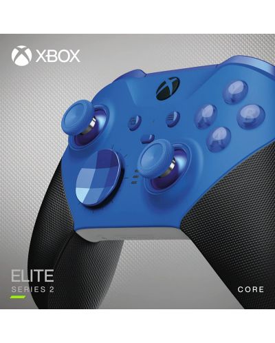 Controller Microsoft - Xbox Elite Wireless Controller, Series 2 Core, albastru - 6
