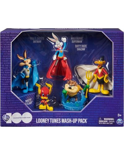 Set de figurine Spin Master DC - Looney Tunes, 5 bucăți - 1