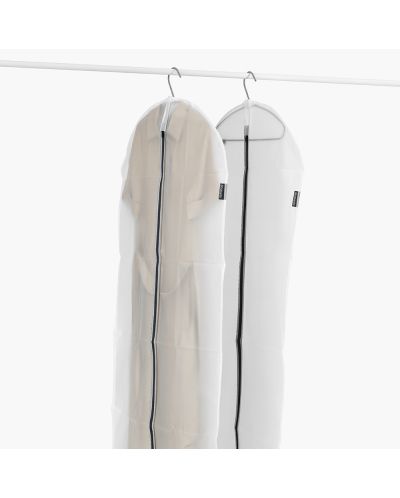 Set de 2 huse pentru haine Brabantia - 60 x 150 cm, Transparent/Grey - 3