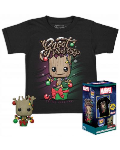 Set Funko POP! Collector's Box: Marvel - Guardians of the Galaxy (Holiday Groot) - 1