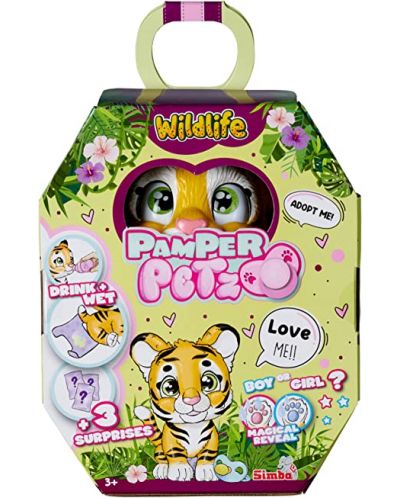 Simba toys Pamper Petz set de joacă - Tigru cu scutec - 2