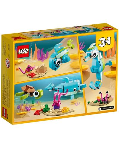 Constructor Lego Creator - Delfin si broasca testoasa (31128)	 - 8