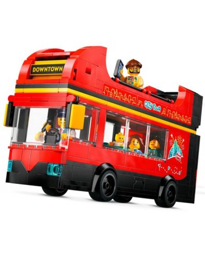 Constructor  LEGO City - Autobuz turistic roșu cu etaj(60407) - 3