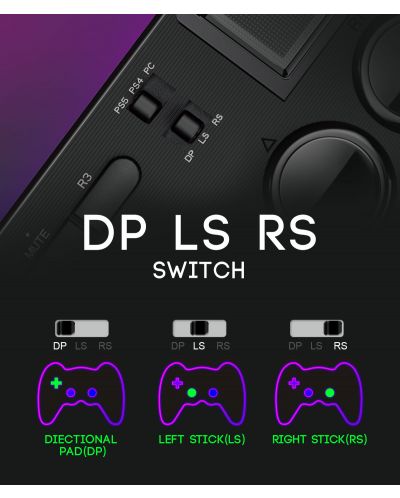 Controller Qanba - Drone 2 Arcade Joystick, negru (PS5/PS4/PC