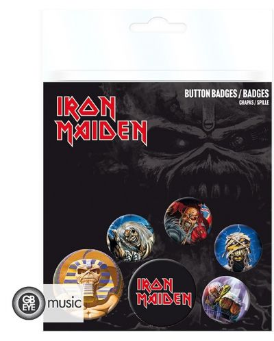 Set de insigne GB eye Music: Iron Maiden - Mix - 8