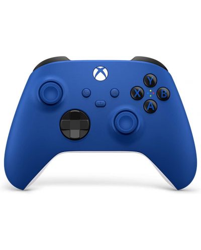 Controler Microsoft - pentru Xbox, fără fir, Shock Blue - 1