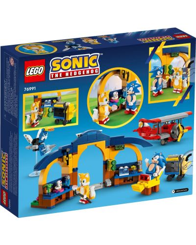 Constructor LEGO Sonic - Atelierul lui Tails și avionul Tornado (76991) - 8