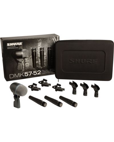 Set microfon tobe Shure - DMK57-52, negru - 1