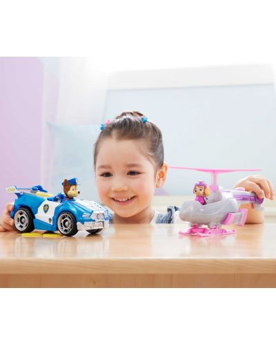 Set de vehicule Spin Master Paw Patrol: The Mighty Movie - Skye și Chase - 6