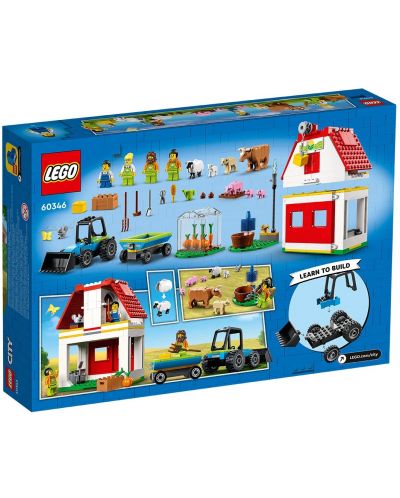 Constructor Lego City - Hambar si animale de ferma (60346) - 2
