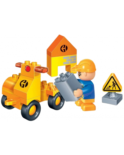 Constructor BanBao Young Ones - Car Builder, 9 pieces - 2