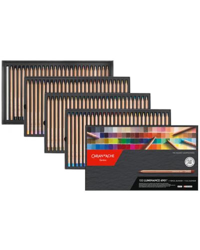 Set de creioane colorate Caran d'Ache Luminance 6901 - 100 de culori - 2