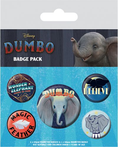 Set insigne Pyramid Disney Dumbo - The Flying Elephant - 1