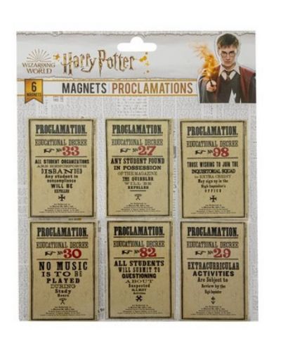 Set magneti Cine Replicas Movies: Harry Potter - Proclamations - 2