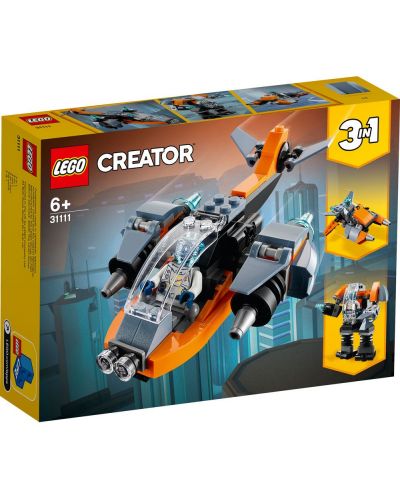 Constructor LEGO Creator - Cyber ​​drona (31111) - 1