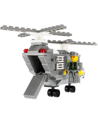 Constructor Alleblox Military Force - Elicopter, 179 piese - 6