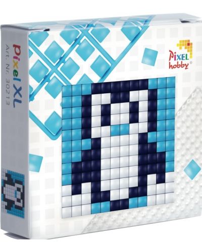  Set creativ cu pixeli Pixelhobby - XL, Pinguin - 1