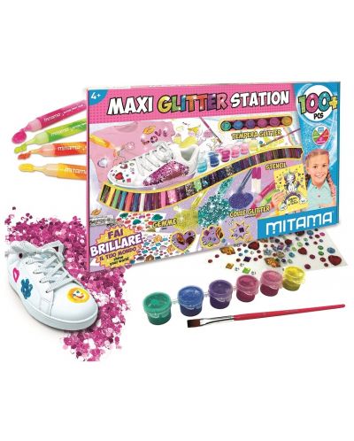 Set creativ Mitama Maxi Glitter Station - 100 de piese - 3
