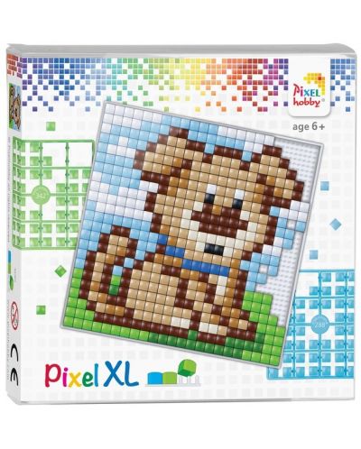 Kit de pixeli creativ Pixelhobby - XL, Caine - 1