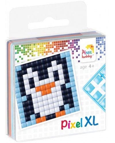 Kit de pixeli creativ Pixelhobby - XL, Pinguin - 1