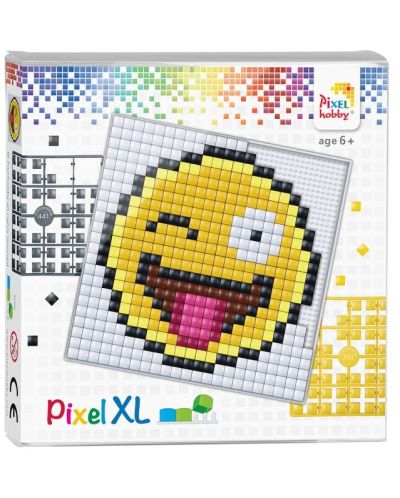 Pixelhobby Creative Pixel Set - XL, emoji care face cu ochiul - 1