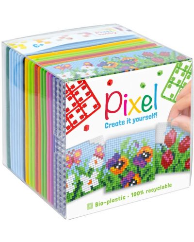 Creative Pixel Cube Pixelhobby - Pixel Classic, Flori  - 1