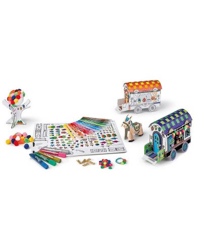 Set creativ Maped Color & Play - Creaza si coloreaza o caravana - 3