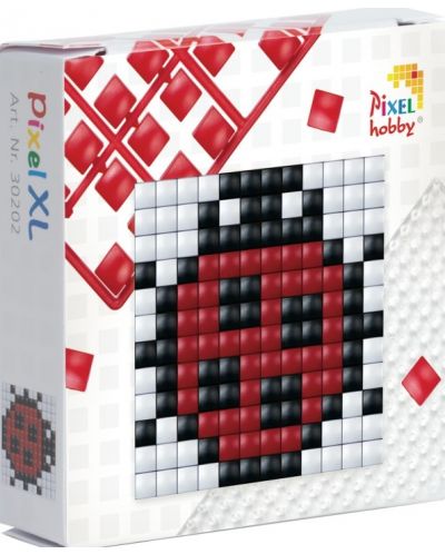  Set creativ cu pixeli Pixelhobby - XL, Buburuza - 1
