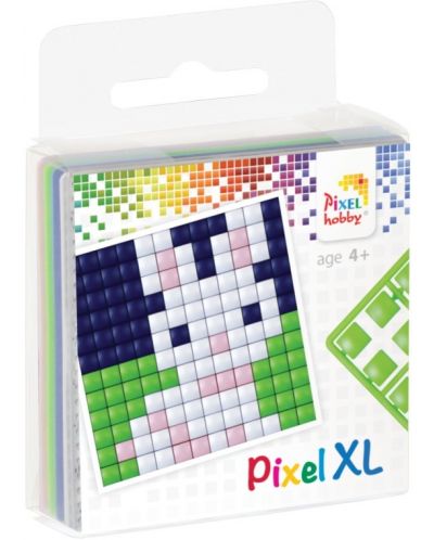 Set creativ cu pixeli Pixelhobby - XL, Bunny, 4 culori - 1