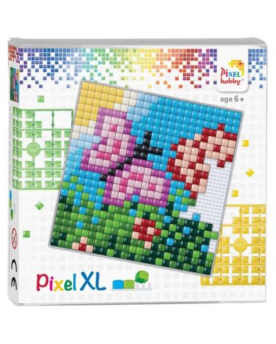 Kit de pixeli creativ Pixelhobby - XL, Fluture - 1