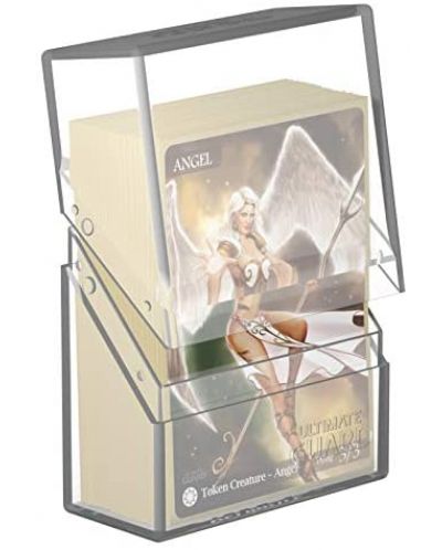 Cutie de depozitare carti de joc Ultimate Guard Boulder Deck Case Standard Size - Clear (40buc.)	 - 2