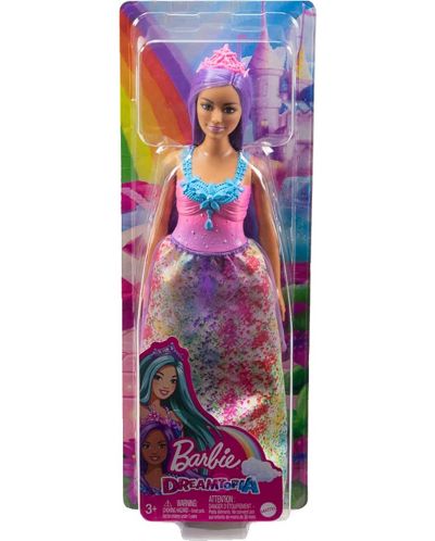 Păpușă Barbie Dreamtopia - Cu părul mov - 5