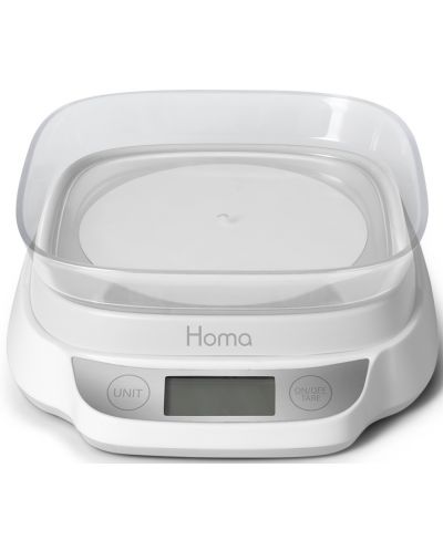 Cântar de bucătărie Homa - HS-818B, 5 kg, alb - 3