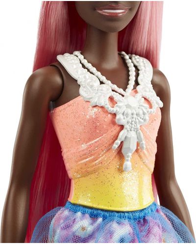 Păpușă Barbie Dreamtopia - Cu părul roz deschis - 4