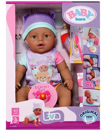 Păpuşă - bebeluş Zapf Creation Baby Born - Eva | Ozone.ro