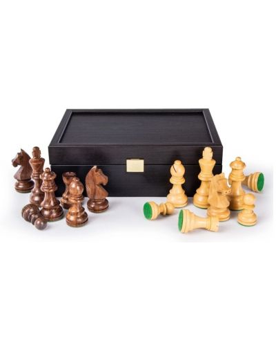 Cutie pentru figurine Manopoulos - lemn, negru, 23,6 x 16,4 cm - 2