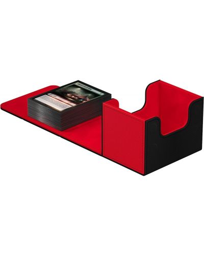 Cutie pentru carduri Ultimate Guard Sidewinder 100+ XenoSkin Synergy - Black/Red - 2