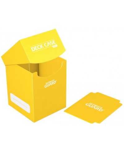 Cutie pentru carti Ultimate Guard Deck Case Standard Size - Galbena (100 bucati)	 - 3