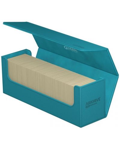 Cutie de depozitare a cardurilor - Ultimate Guard Arkhive XenoSkin - Monocolor Petrol (400+ buc.) - 1