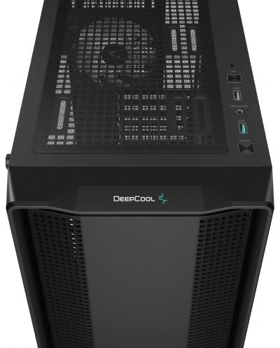 Carcasă DeepCool - CC560 v2, turn mijlociu, negru/transparent - 8